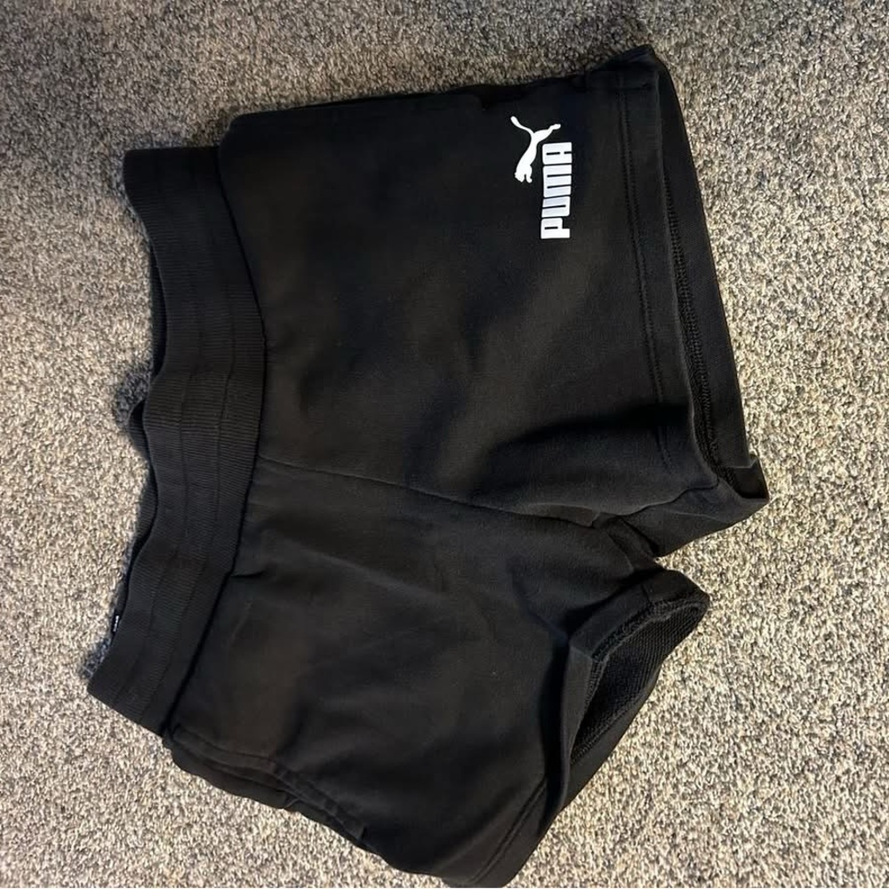 Puma Jet Black Athletic Shorts